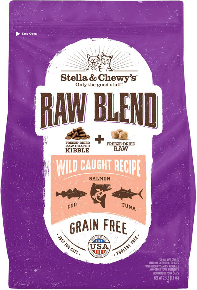 Stella & Chewys Raw Blend Kibble Wild Caught Recipe
